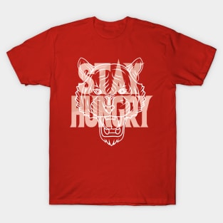 Stay Hungry Rose Whisper Retro Sneakers T-Shirt